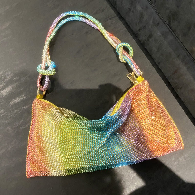 KalonBd Full Rhinestone Handbag- Multicolor(Pre-book) - KALONBD.COM