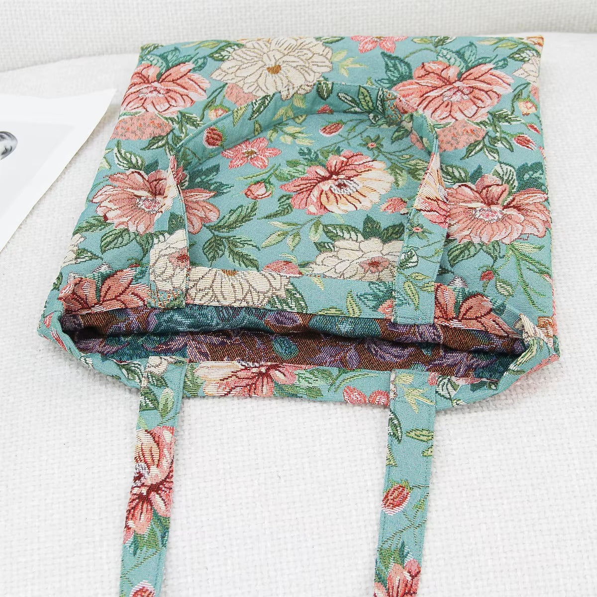 Kalonbd flowers art handbag