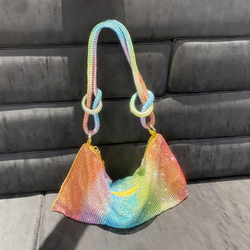 KalonBd Full Rhinestone Handbag- Multicolor(Pre-book) - KALONBD.COM