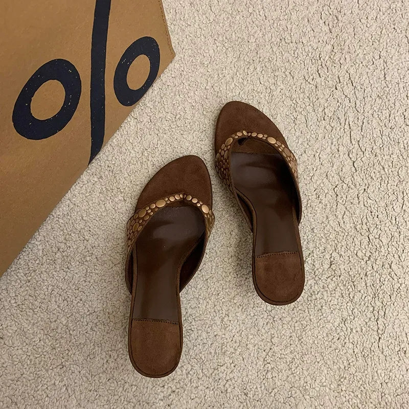 KalonBd American Style Studded Flip-Flop(Pre-book)