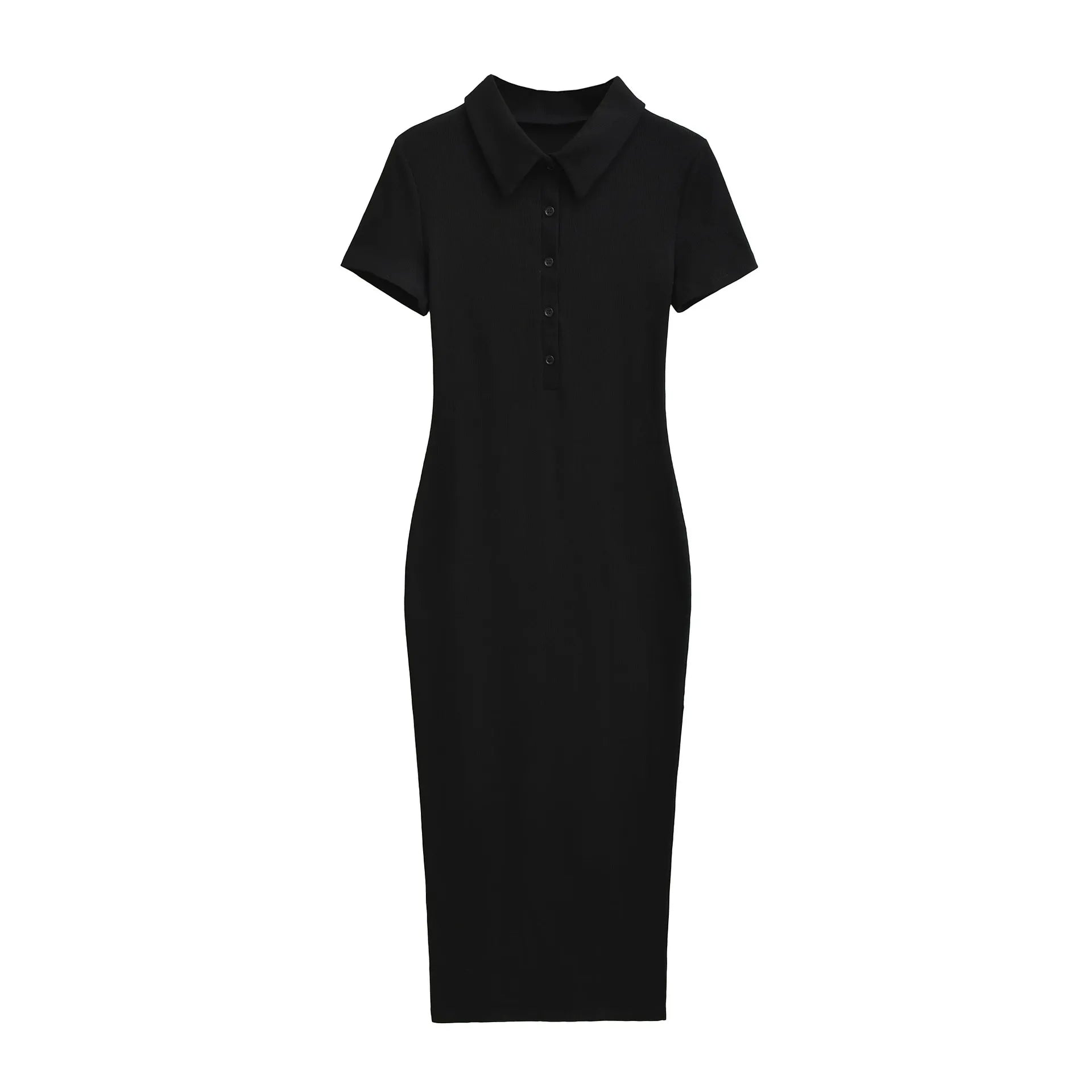 KalonBd Knitted Polo Dress - KALONBD.COM
