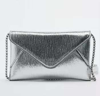 Z cross-border envelope bag- silver (pre-book)