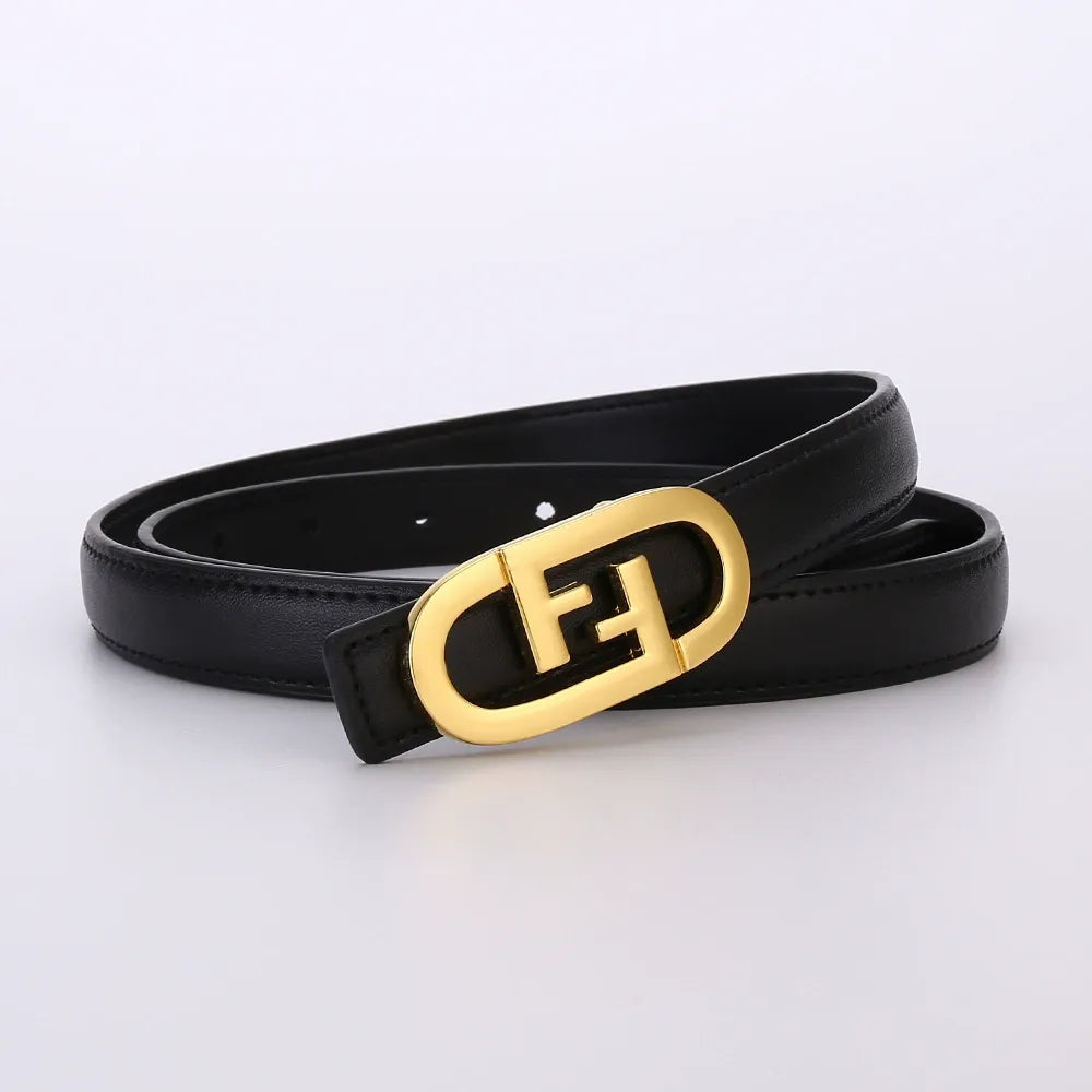 F-shaped buckle Belt-Black(Pre-book) - KALONBD.COM