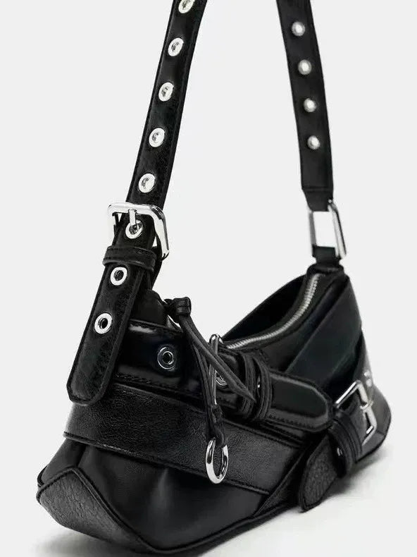 KalonBd retro and versatile handbag-Black(Pre-book)