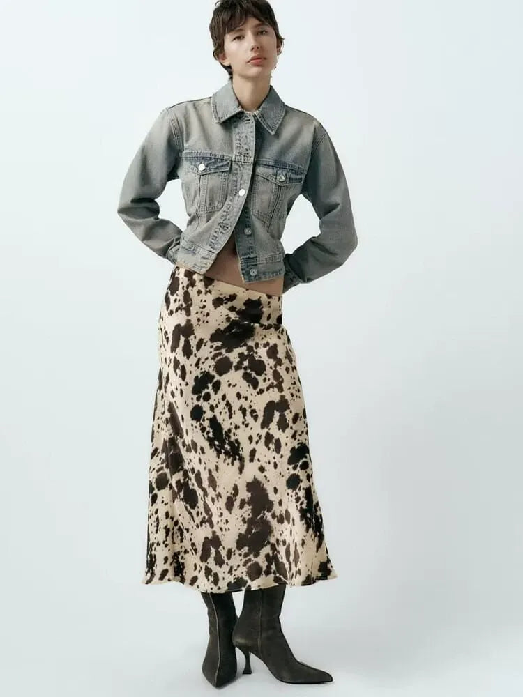 KalonBd  animal print skirt