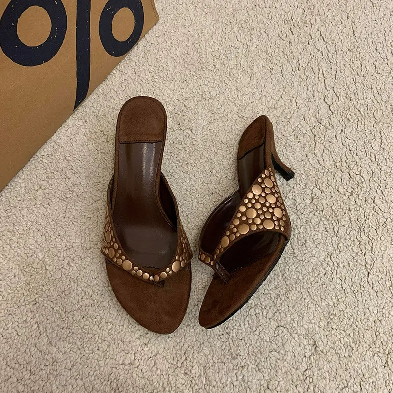 KalonBd American Style Studded Flip-Flop(Pre-book)
