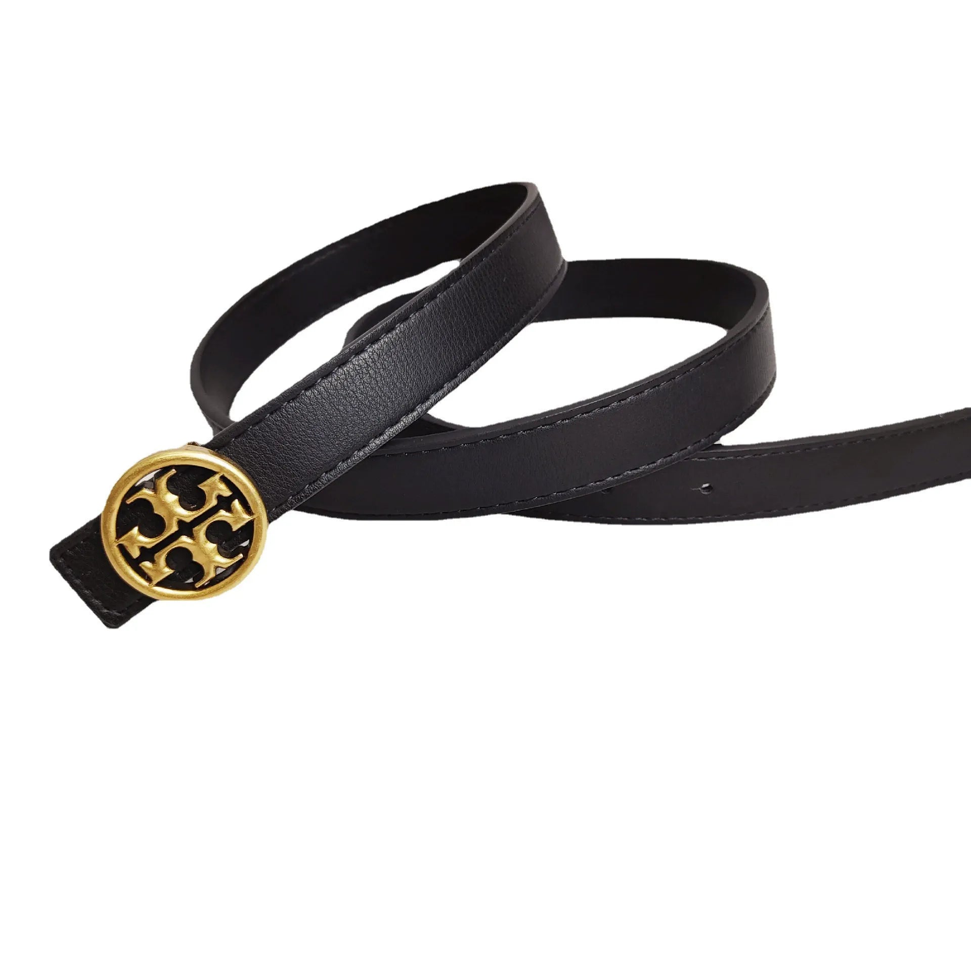 Kalonbd TB letter waist belt-Black(Pre-book) - KALONBD.COM