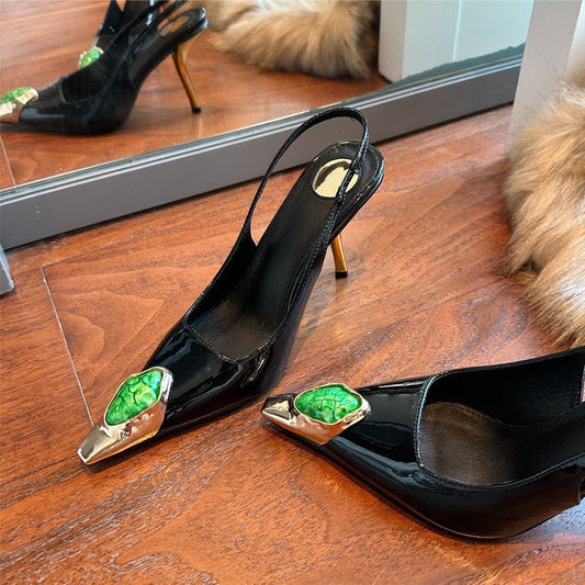 New style stiletto square Heel - KALONBD.COM