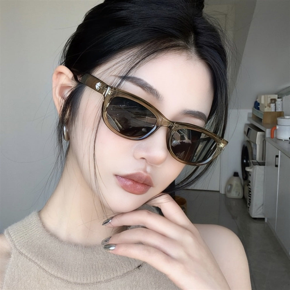 european transparent Grey sunglass