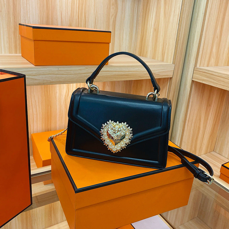 crossbody retro square handbag - KALONBD.COM