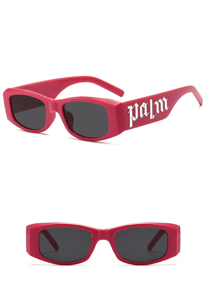 square frame angel pink sunglass