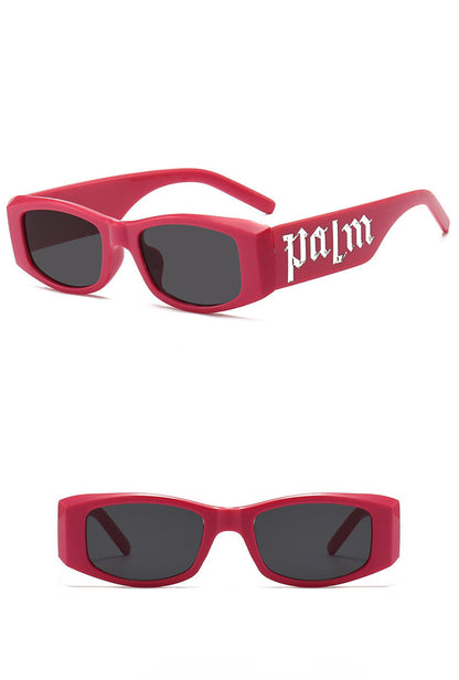 square frame angel pink sunglass