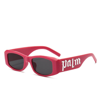 square frame angel pink sunglass