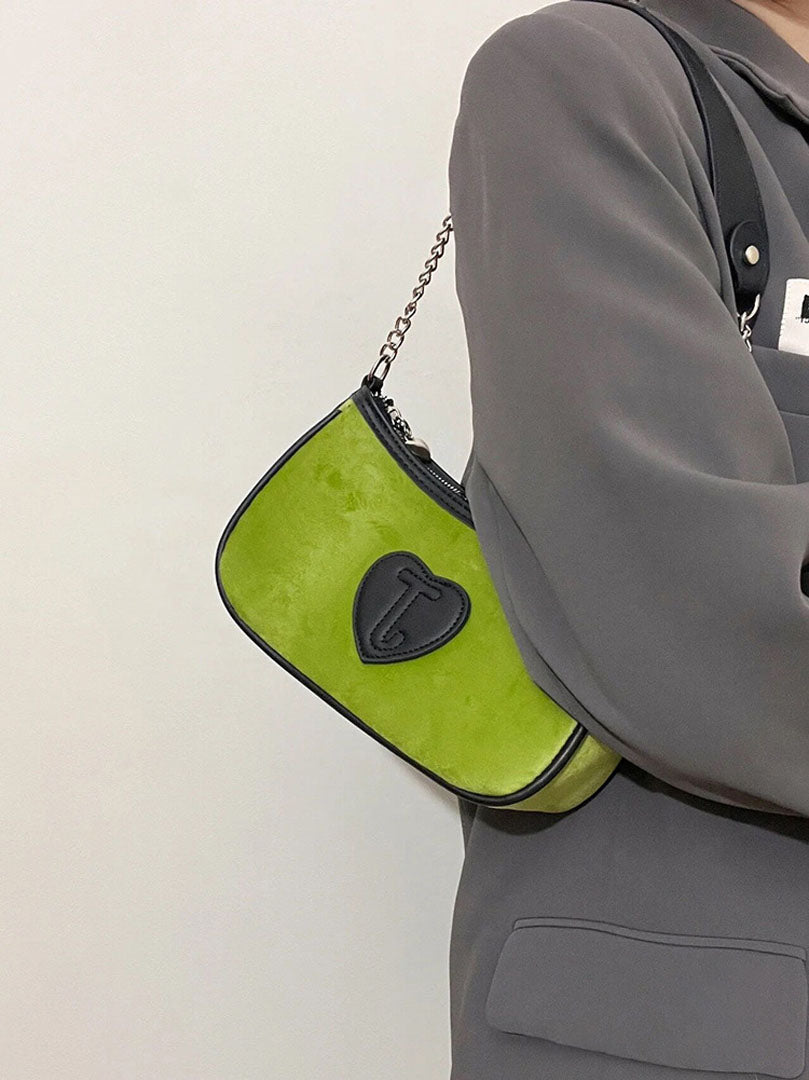 suede velvet embroidered bag - KALONBD.COM