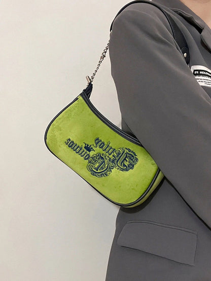 suede velvet embroidered bag - KALONBD.COM