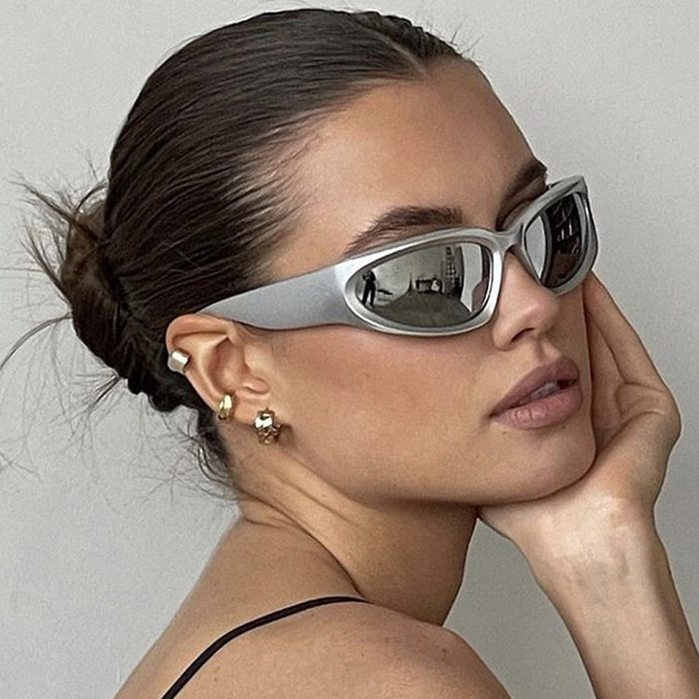 y2k sci fi futuristic sunglass - KALONBD.COM
