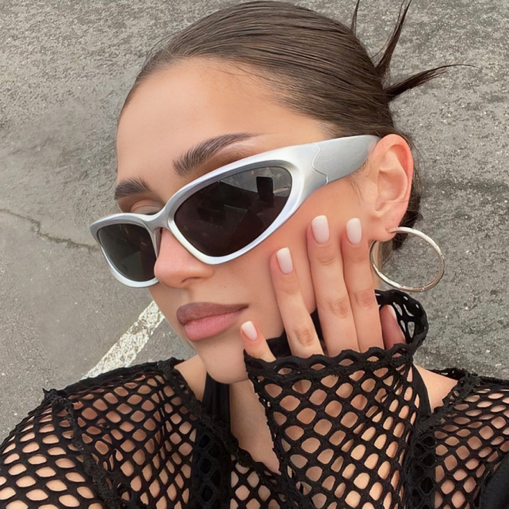 y2k sci fi futuristic sunglass - KALONBD.COM