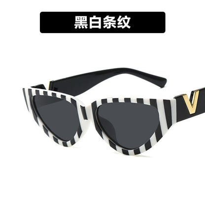 zebra print Triangular Eyewear - KALON