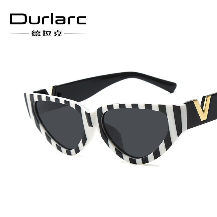 zebra print Triangular Eyewear - KALON